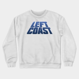 Left Coast in Space Crewneck Sweatshirt